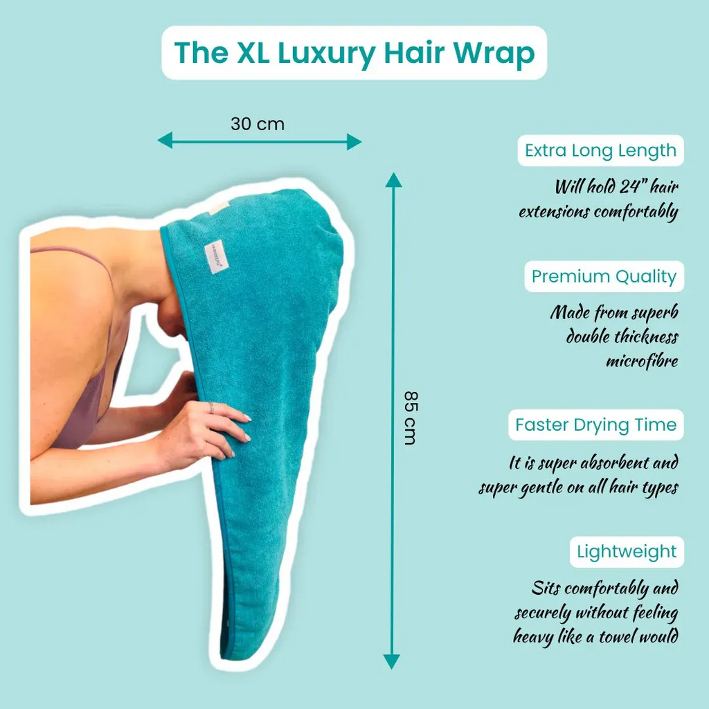 Hair made Easi: The XL Luxury Hair Wrap - XL Haartrocknungstuch