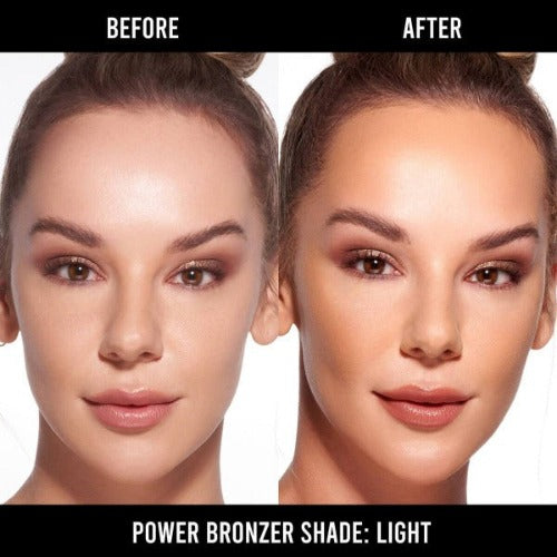 power bronzer before and after