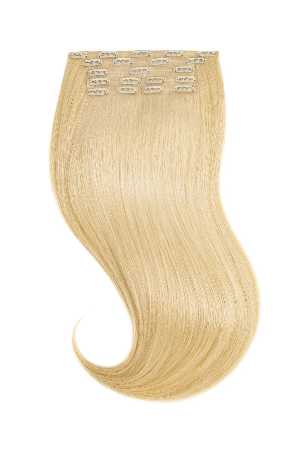 clip in extensions gold blond