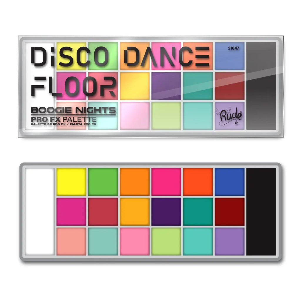 Rude Cosmetics Disco Dance Floor, Boogie Nights, Creme Palette - Tigerzzz-Shop