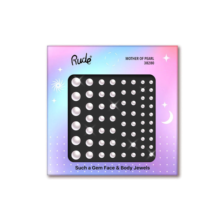 Rude Cosmetics - Such a Gem Face & Body Jewels, Mother of Pearl - Tigerzzz-Shop