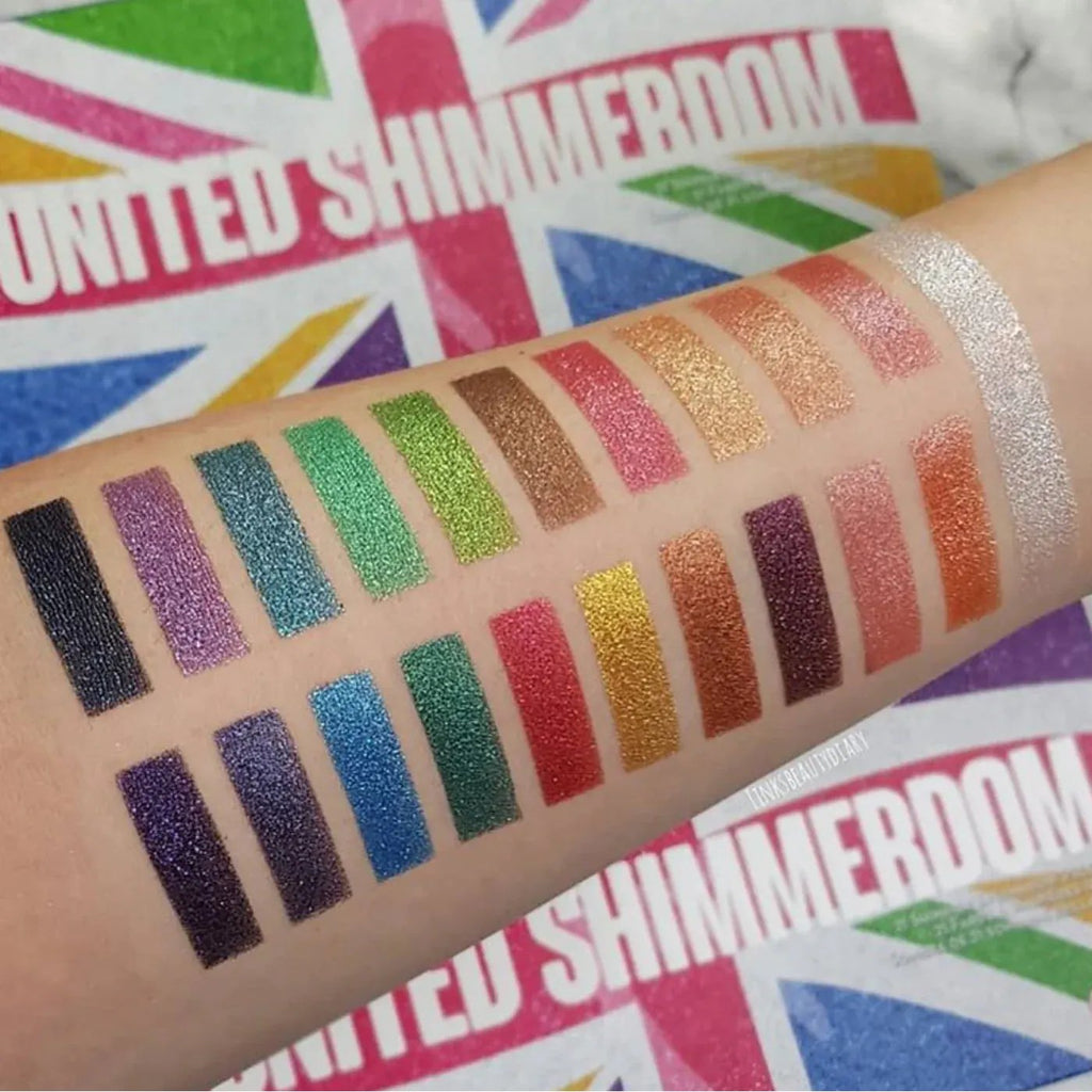 Rude Cosmetics, United Shimmerdom- 21 gepresste Shimmerlidschatten - Tigerzzz-Shop