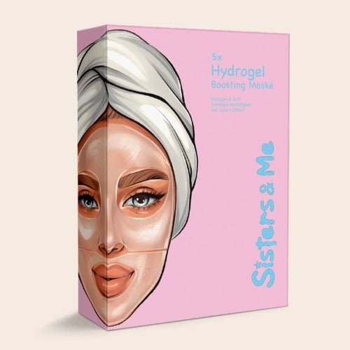 Sisters & me, Hydrogel Boosting Maske, Face Mask , 5 Stück, vegan - Tigerzzz-Shop