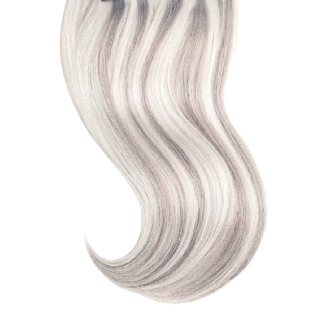 Tigerzzz-Stylists Clip-in Extensions: Platin Highlights 45cm, 120gr - Tigerzzz-Shop