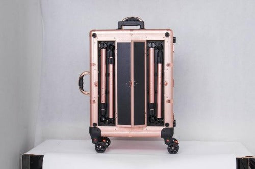 Tigerzzz-Stylists, Make-up Koffer mit Licht und Spiegel (rose gold), trolley with light