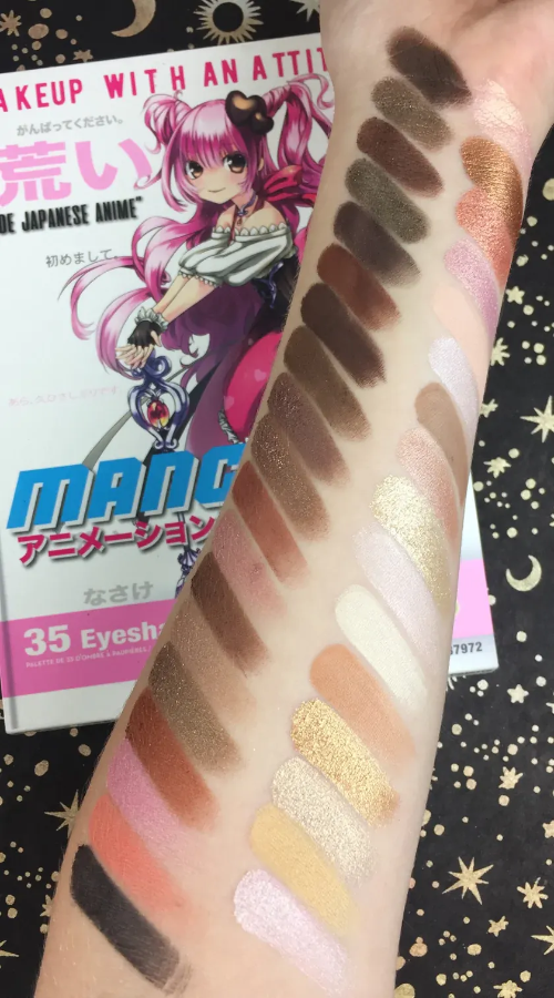 Rude Cosmetics, Manga Anime Eyeshadow Palette (vegan)