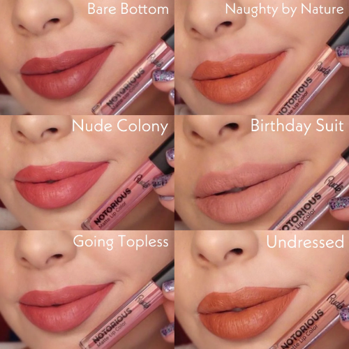 rude cosmetics matt lipstick set
